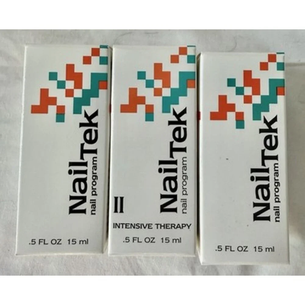 3pk Lot Nail Tek Nail Program For Strong Healthy Nails - NEW!